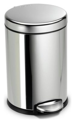 simplehuman - 45 Litre Pedal Bin - Polished Stainless Steel